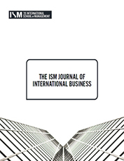 ism journal of international business v2 issue 1 cover