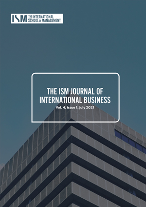 ism journal of international business 2021 cover