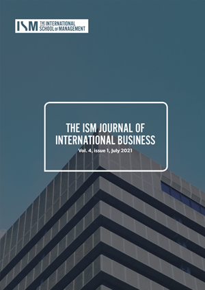 ism journal of international business v3 issue 1 cover