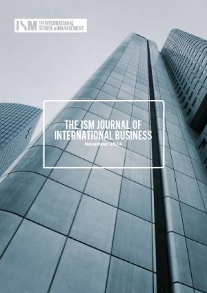 ism journal of international business 2024 cover